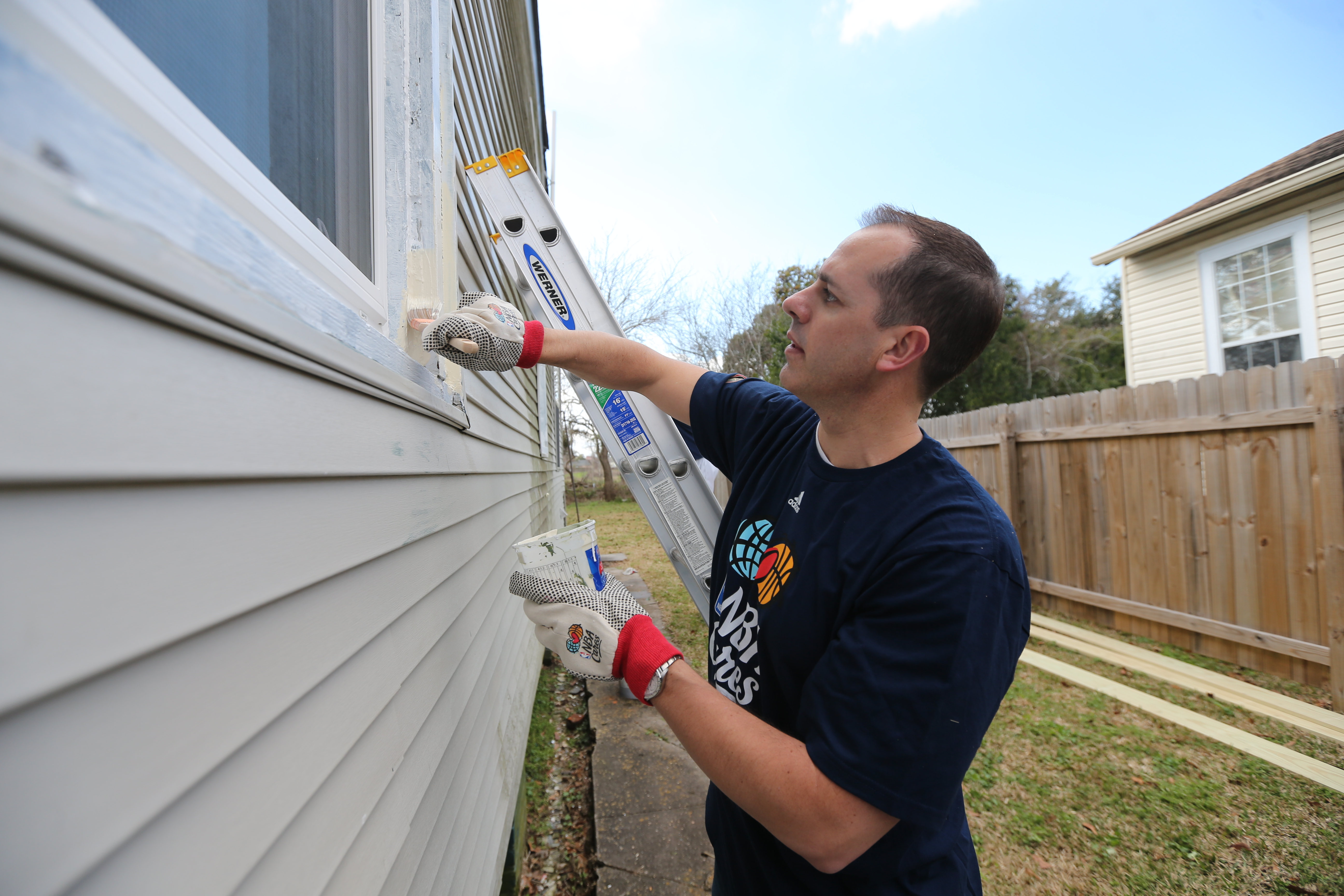 Indiana Pacer Head Coach Frank Vogel- All-Star Community Day of Service Indiana Pacer Head Coach Frank Vogel- All-Star Community Day of Service