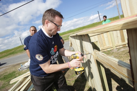 Oklahoma City Thunder Head Coach Scott Brooks- All-Star Community Day of Service Oklahoma City Thunder Head Coach Scott Brooks- All-Star Community Day of Service