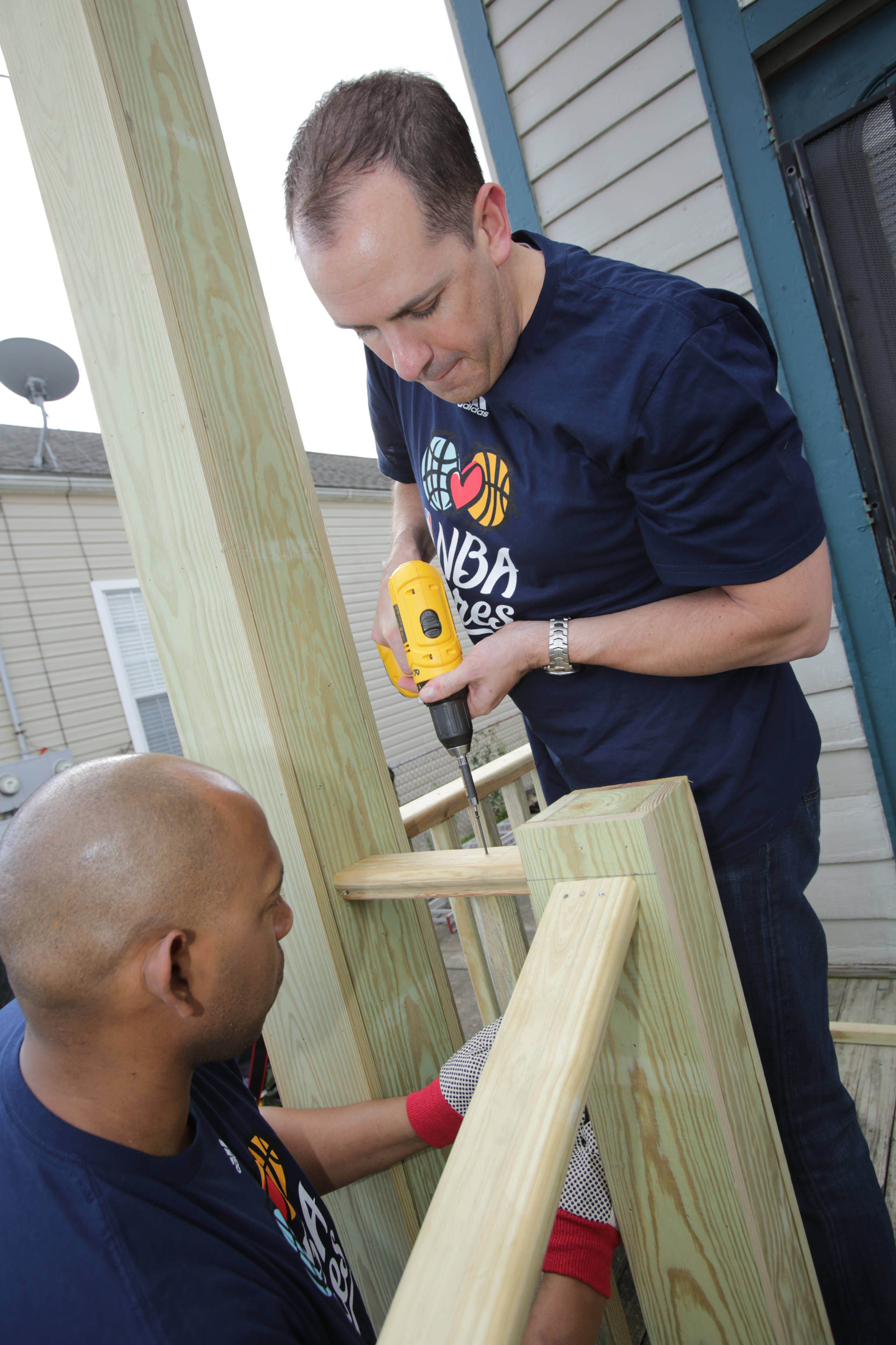 Indiana Pacers Head Coach Frank Vogel All-Star Community Day of Service Indiana Pacers Head Coach Frank Vogel All-Star Community Day of Service