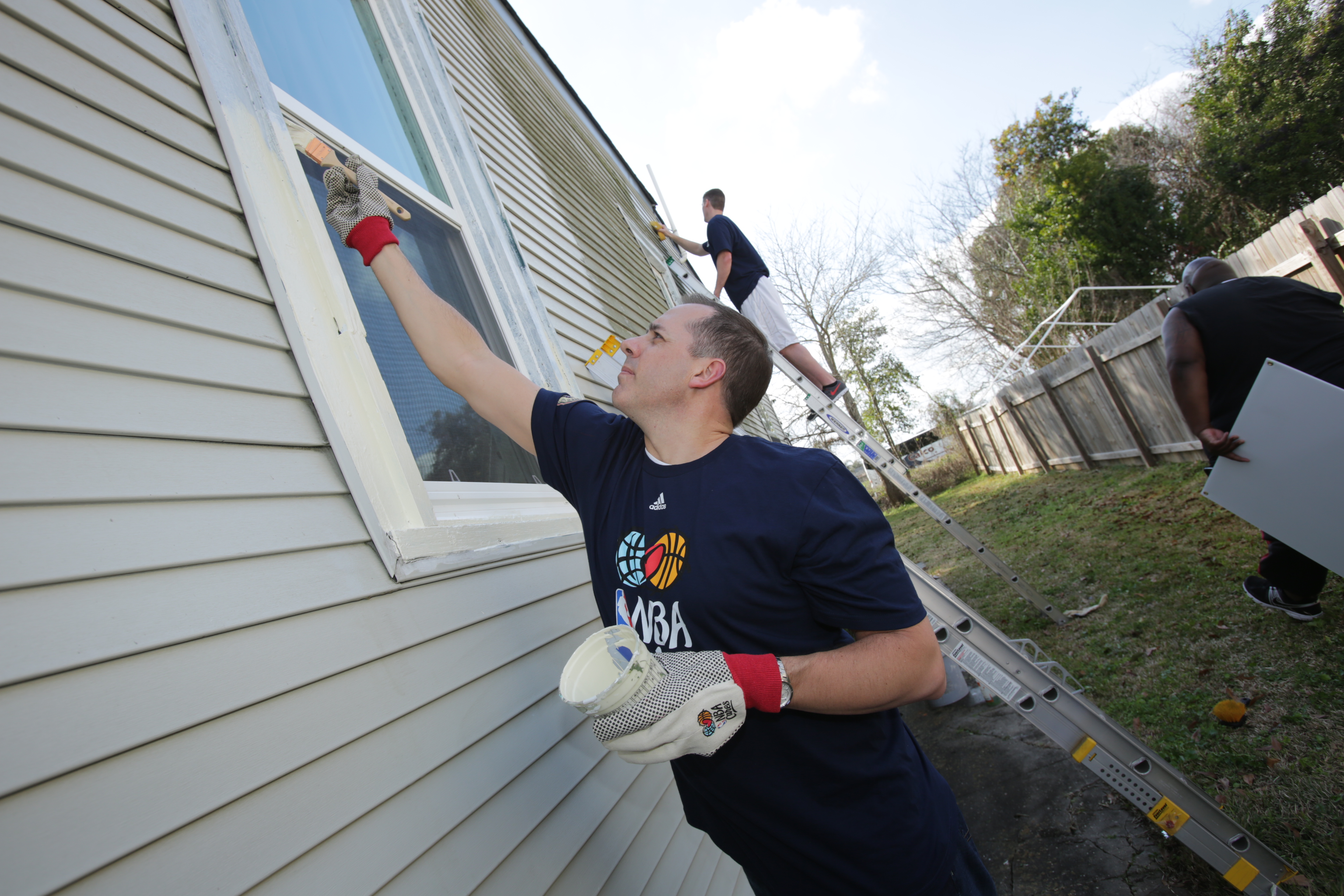 Indiana Pacers Head Coach Frank Vogel All-Star Community Day of Service Indiana Pacers Head Coach Frank Vogel All-Star Community Day of Service